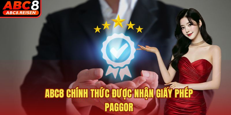 Acb8 nhận giấy phép PAGCOR 5 ABC8 chính thức được nhận giấy phép PAGGOR