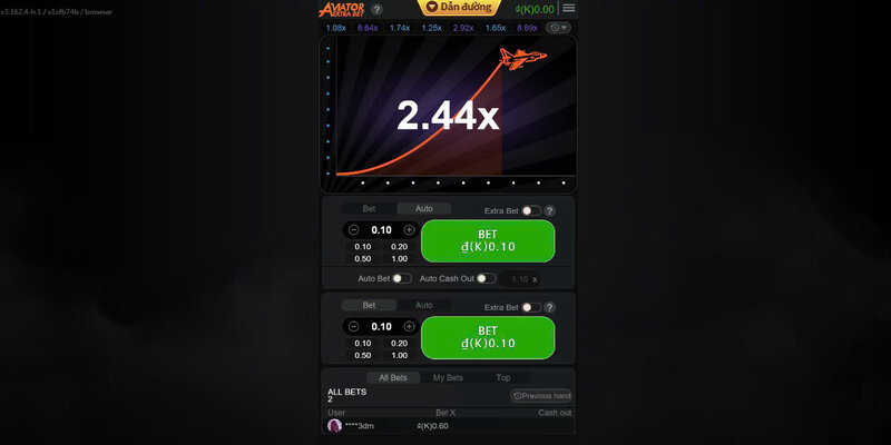 Aviator Extra Bet 2 Luật chơi Aviator Extra Bet