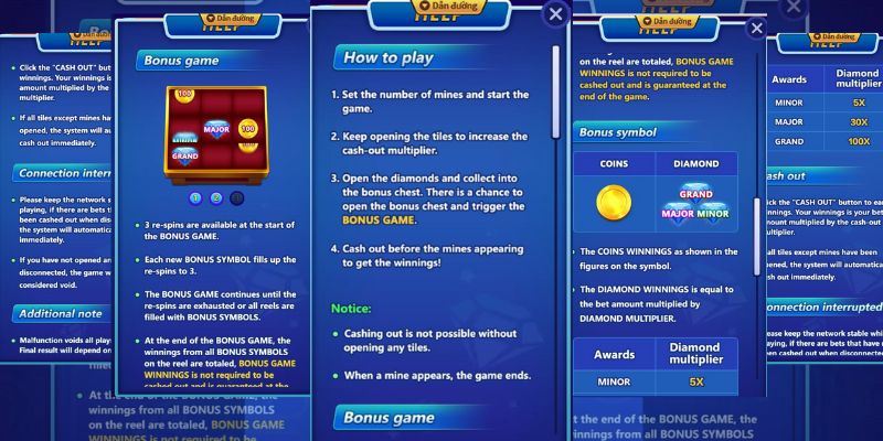 Đào Mìn 2 1 Luật chơi chi tiết của game Đào mìn 2