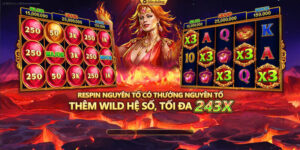 Liên Kết Tố Nguyên Hỏa 9 Liên kết tố nguyên hỏa – Slot game cháy bỏng với wild nhân hệ số, free game cực đỉnh và cơ hội thắng lớn đến 243X, chinh phục ngay ngọn lửa chiến thắng!