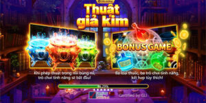 Thuật giả kim - Trò chơi slot ma thuật với 243 cách thắng, bình thuốc nổ tung kích hoạt bonus game và jackpot hấp dẫn, chinh phục kho báu kỳ diệu ngay hôm nay!