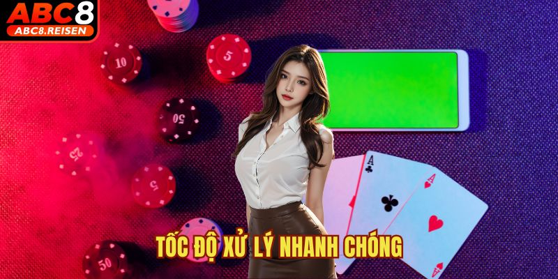 Phiên bản App Mobile của nhà cái có gì? 2 Tốc độ xử lý nhanh chóng